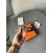 Вишуканий ремінь Hermès Mini Constance H у бежевому з золотом