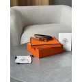 Розкішний ремінь Hermès Mini Constance H у коричневому з золотом