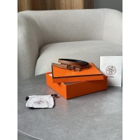 Hermès Reversible Swift Epsom Mini Constance H Belt Brown/Gold