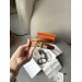 Розкішний ремінь Hermès Mini Constance H у коричневому з золотом