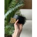 Ремінь Burberry TB: чорна шкіра, золотий акцент