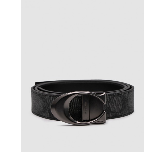Ремінь Coach Belt Kit: сіра канва + дві бляшки в комплекті
