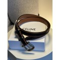 Ремінь Celine Western: канва Triomphe та срібло