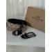 Ремінь Coach Belt Kit: бежева канва + дві чорні бляшки