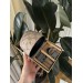Ремінь Coach Belt Kit: бежева канва + дві чорні бляшки
