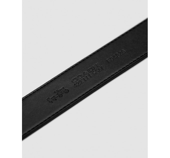 Ремінь Coach Belt Kit: бежева канва + дві чорні бляшки