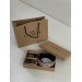 Ремінь Coach Belt Kit: бежева канва + дві чорні бляшки