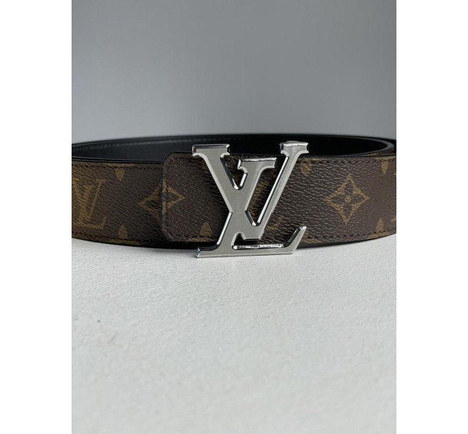 Ремінь Louis Vuitton Iconic 35 мм: канва та срібло