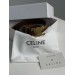 Ремінь Celine Medium Triomphe: коричнева шкіра Taurillon та золото