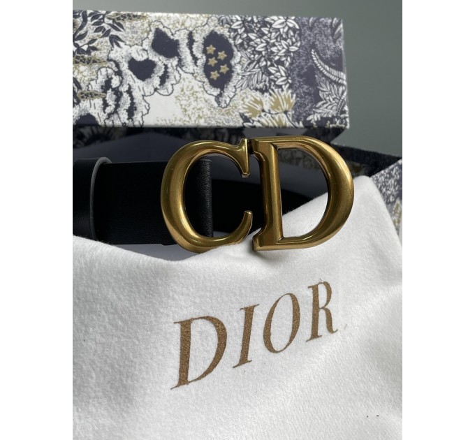 Ремінь Dior Saddle: ультрагладка шкіра та золото