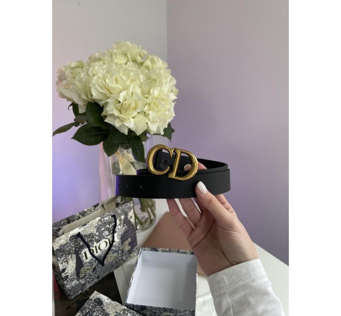 Ремінь Dior Saddle: ультрагладка шкіра та золото