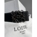 Ремінь Loewe Anagram: зерниста шкіра та срібло