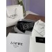 Ремінь Loewe Anagram: зерниста шкіра та срібло