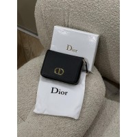 Гаманець Christian Dior 30 Montaigne Dahlia Zipped Coin Purse Black