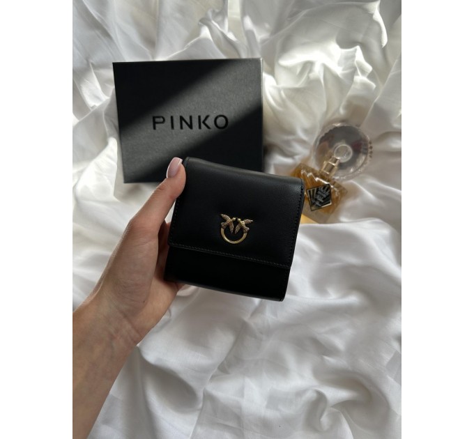Гаманець Pinko Small: чорна шкіра в компактному форматі
