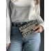 Клатч Dior 30 Montaigne: синій Jacquard Oblique та 12 відділень для карток