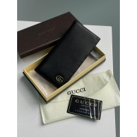 Клатч Gucci Marmont G Black Leather Bifold Long Wallet Purse