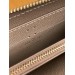 Клатч Louis Vuitton Clemence: двоколірний бежевий із фірмовим тисненням