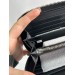 Клатч Coach Accordion: чорна шкіра з фірмовим барельєфом