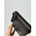 Клатч Prada Round Zippy: текстурна шкіра Nero Black