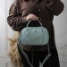 Фісташкова крос-боді люкс якості на два відділення
