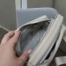 Бежева крос-боді екошкіра люкс якості на два відділення