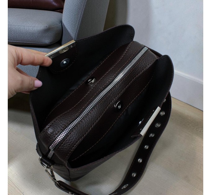 Крос-боді Д200ш шоколад | BAG Store
