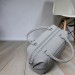 Простора сіра крос-боді сумка на два відділення
