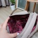 Бежева крос-боді на два відділення з кишенями з усіх боків